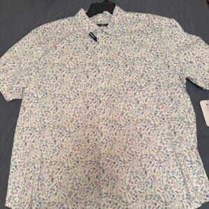 NWT MENS BBQ SHIRT, MADE BY GEORGE, SIZE 2XL 50/52